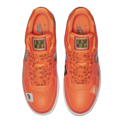 Nike Air Force 1 Low Just Do It Pack Total Orange Oben