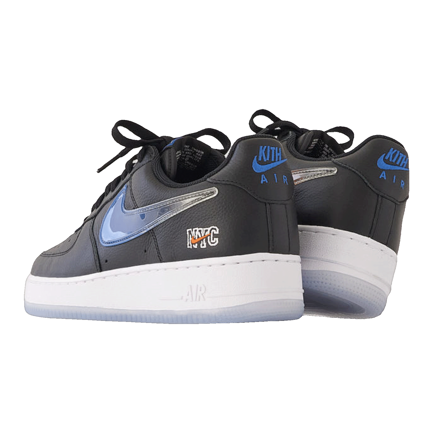 Nike Air Force 1 Low Kith Knicks Away Black Back