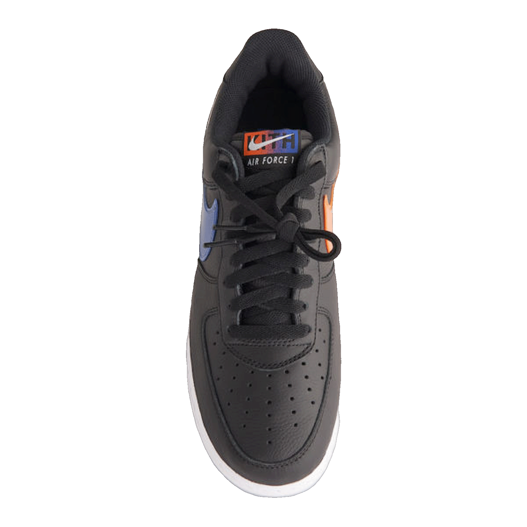 Nike Air Force 1 Low Kith Knicks Away Black Oben