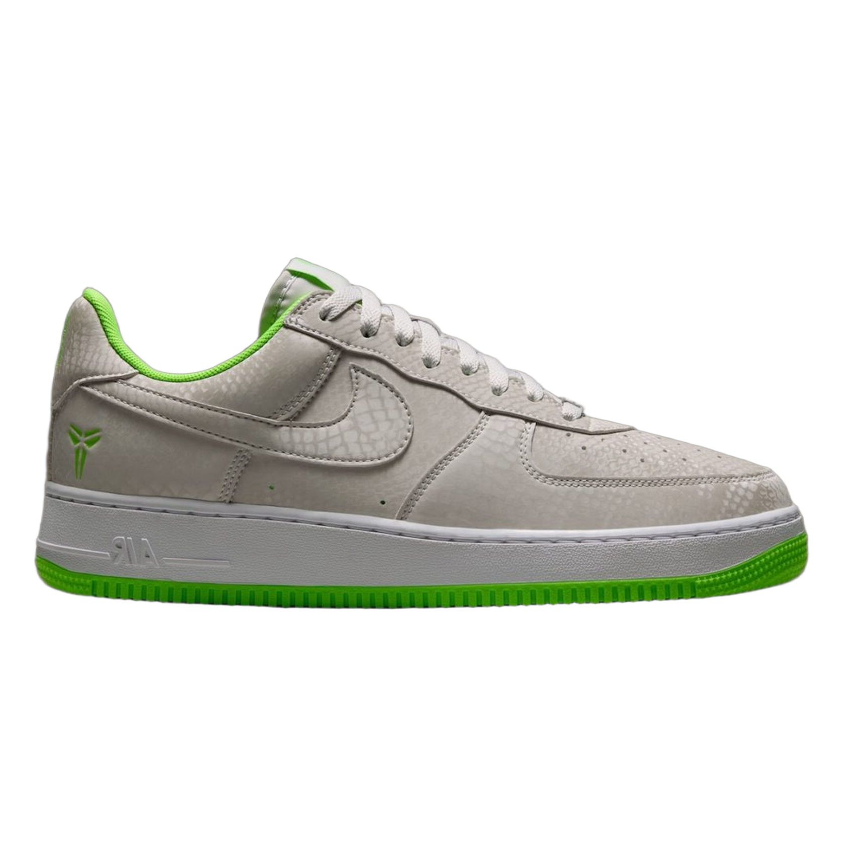 Nike Air Force 1 Low Kobe Bryant Forever Vast Grey Electric Green IB0018-006