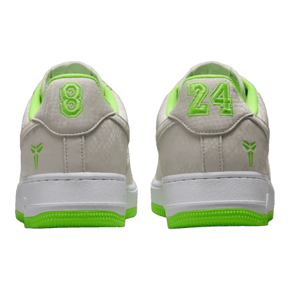 Nike Air Force 1 Low Kobe Bryant Forever Vast Grey Electric Green Back IB0018-006