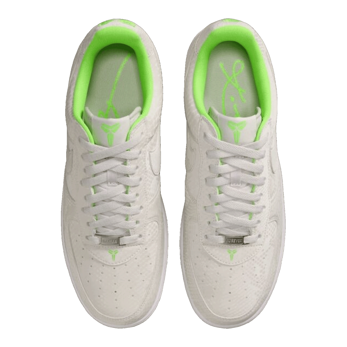 Nike Air Force 1 Low Kobe Bryant Forever Vast Grey Electric Green Oben IB0018-006