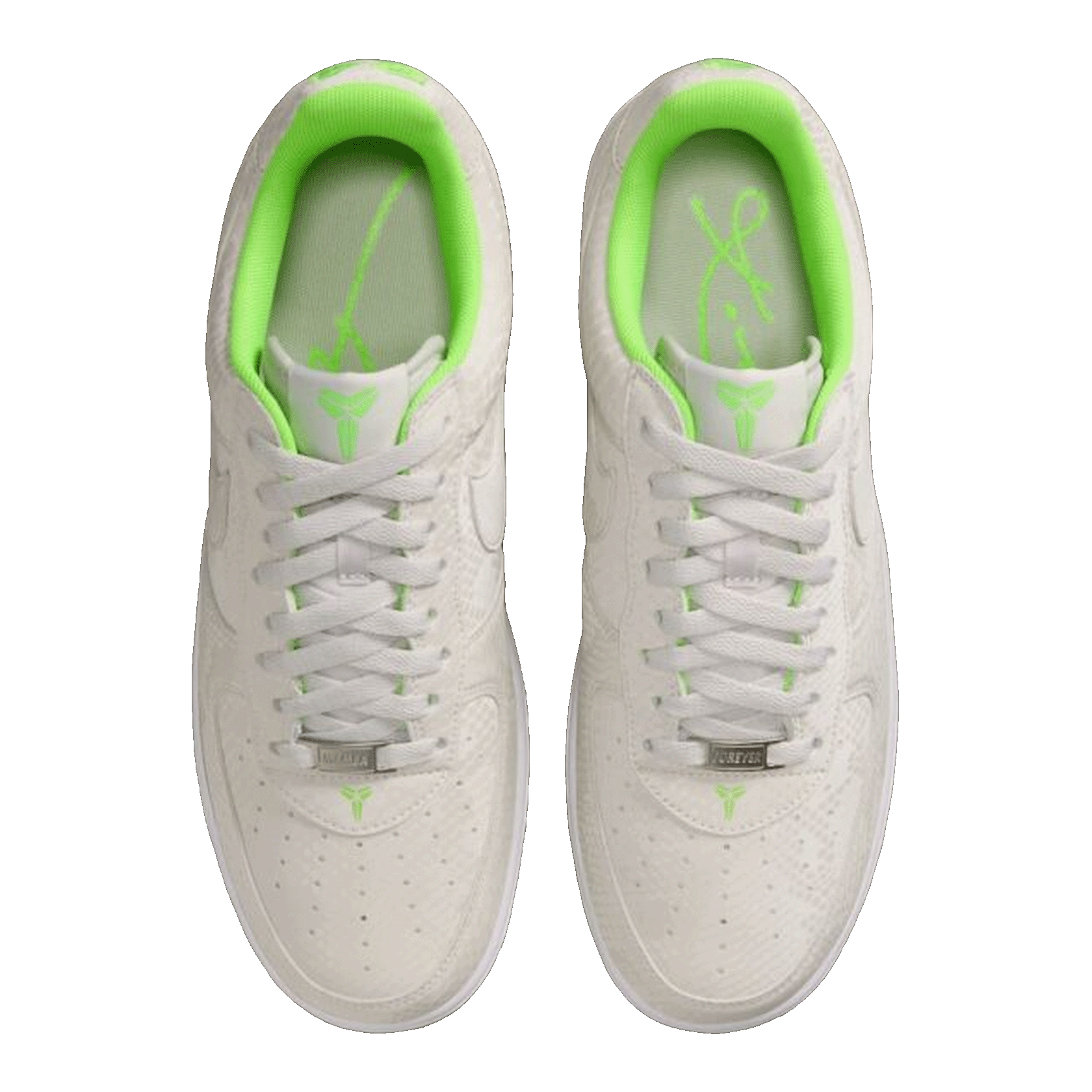Nike Air Force 1 Low Kobe Bryant Forever Vast Grey Electric Green Oben IB0018-006