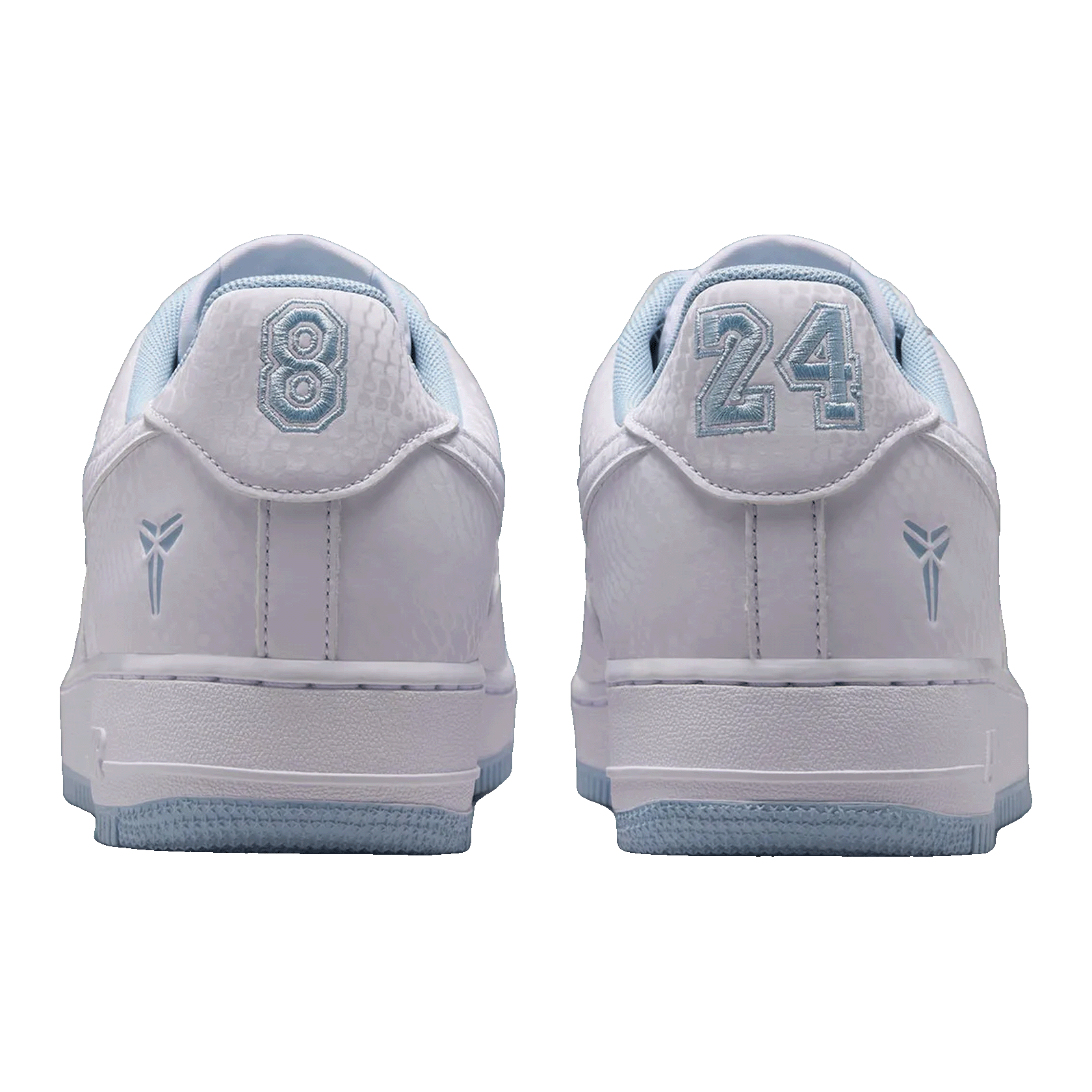 Nike Air Force 1 Low Kobe Bryant Forever White Armory Blue (GS) Back IO4610-100