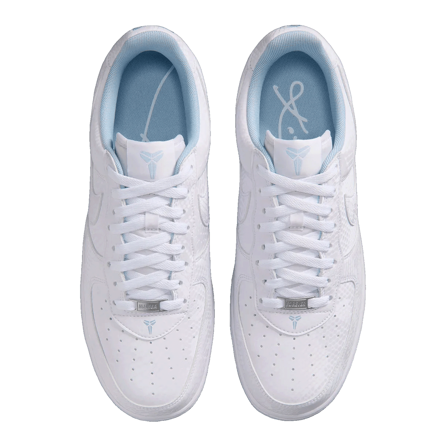 Nike Air Force 1 Low Kobe Bryant Forever White Armory Blue (GS) Oben IO4610-100