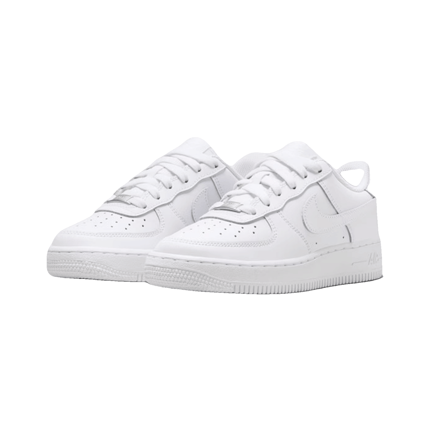 Nike Air Force 1 Low LE Triple White (GS) Side