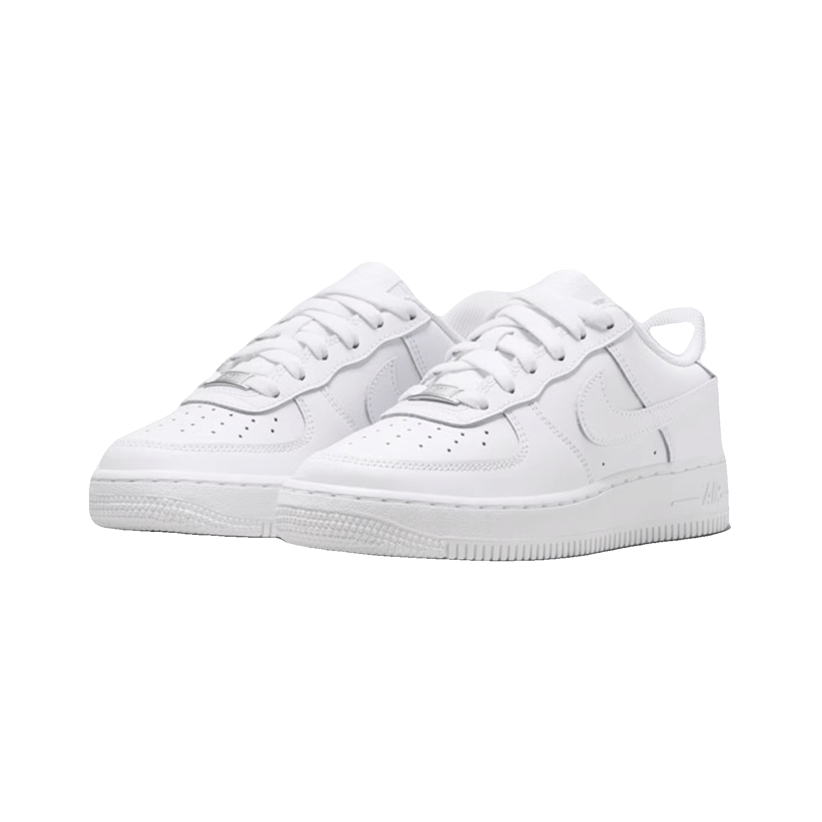 Nike Air Force 1 Low LE Triple White (GS) Side