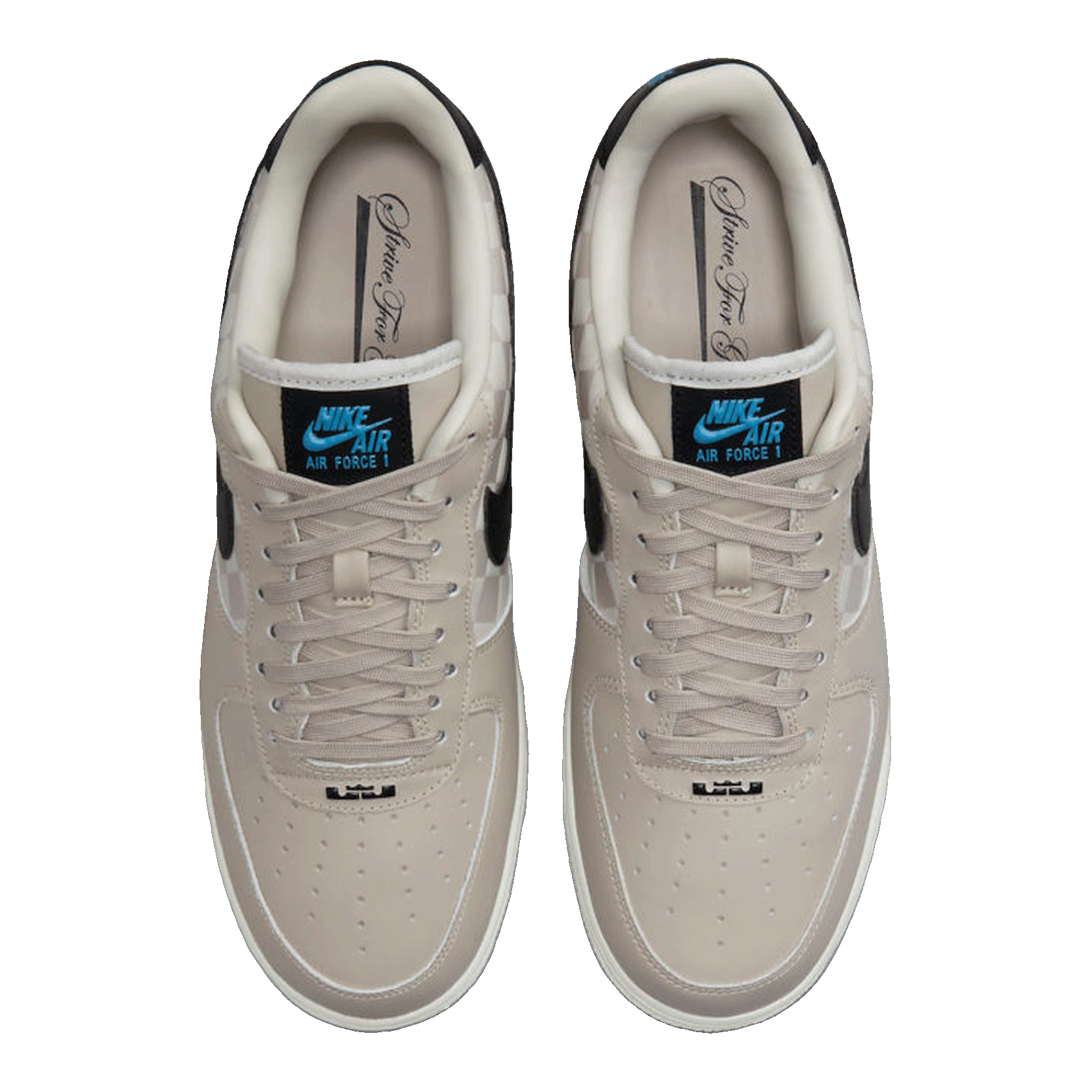 Nike Air Force 1 Low LeBron James Strive For Greatness Oben