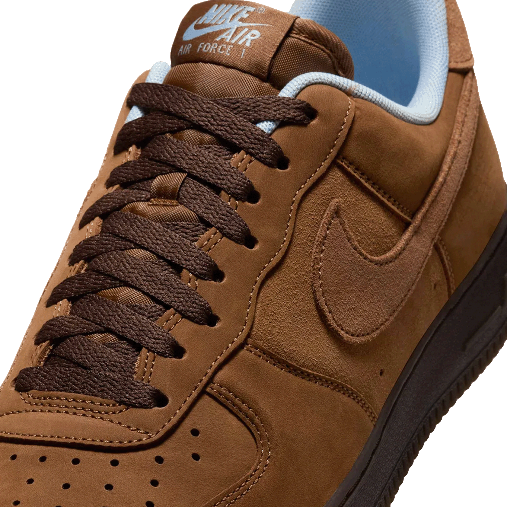 Nike Air Force 1 Low Light British Tan Tongue
