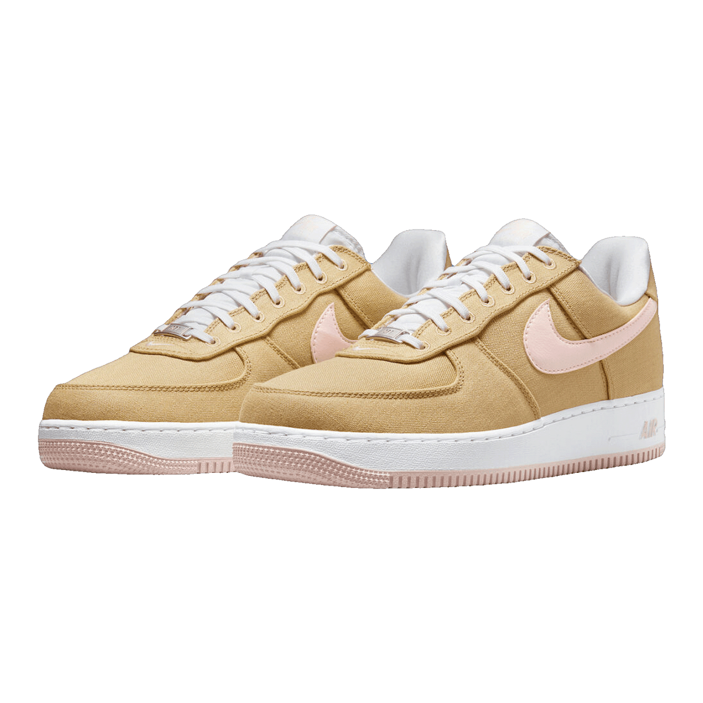 Nike Air Force 1 Low Linen Canvas Side