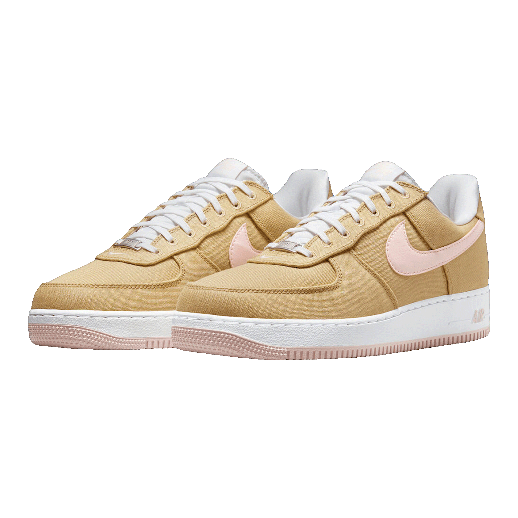 Nike Air Force 1 Low Linen Canvas Side