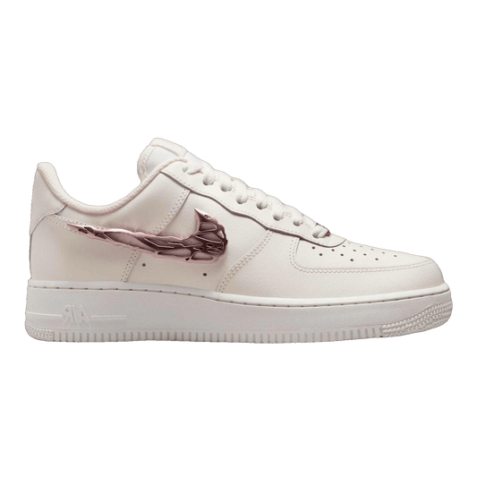 Nike Air Force 1 Low Liquid Metal Swoosh Metallic Rose Gold (W)
