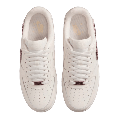 Nike Air Force 1 Low Liquid Metal Swoosh Metallic Rose Gold (W) Oben