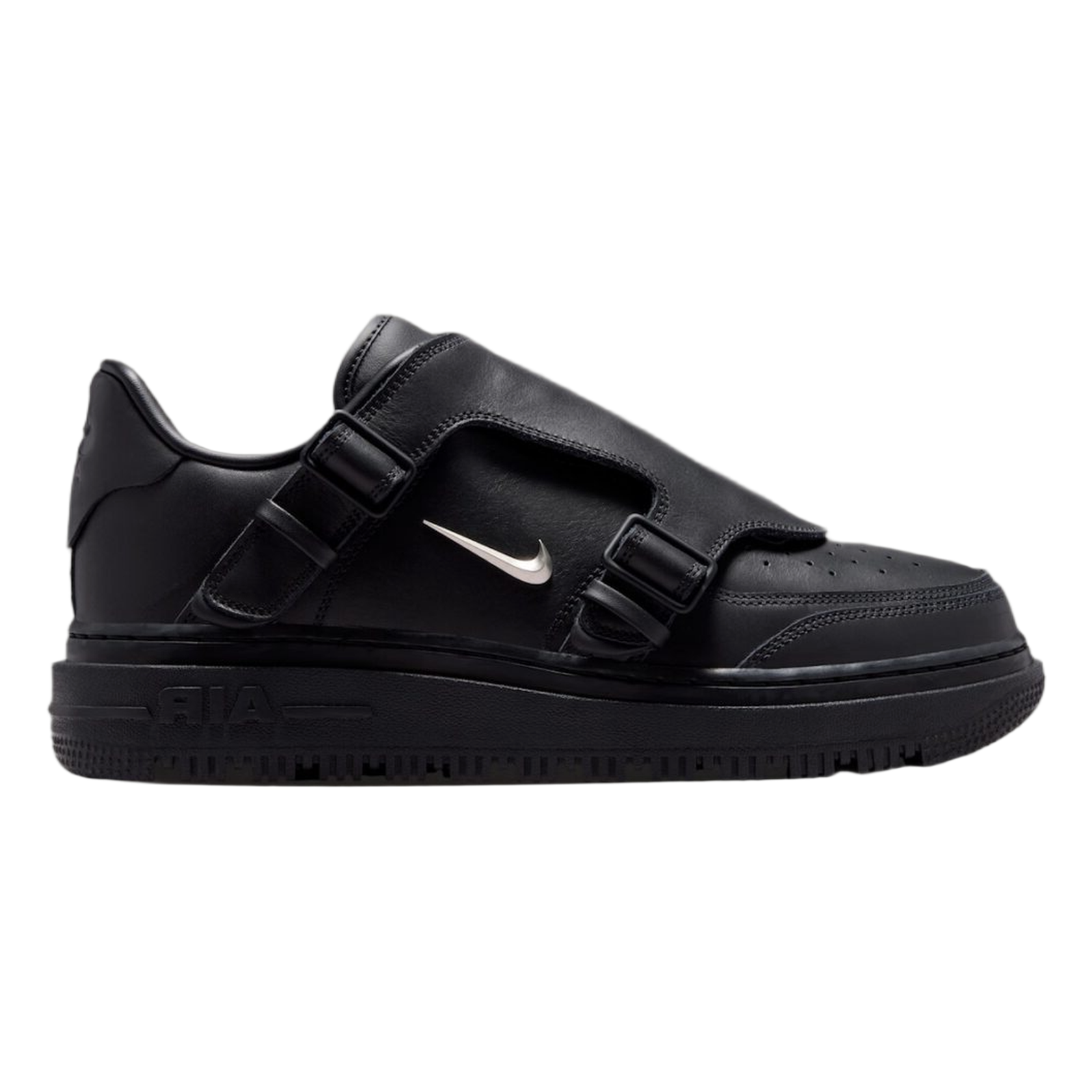 Nike Air Force 1 Low Luxe Black Metallic Silver JA3822-010