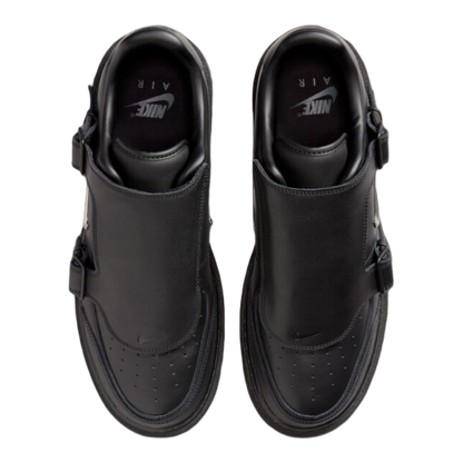 Nike Air Force 1 Low Luxe Black Metallic Silver Oben JA3822-010