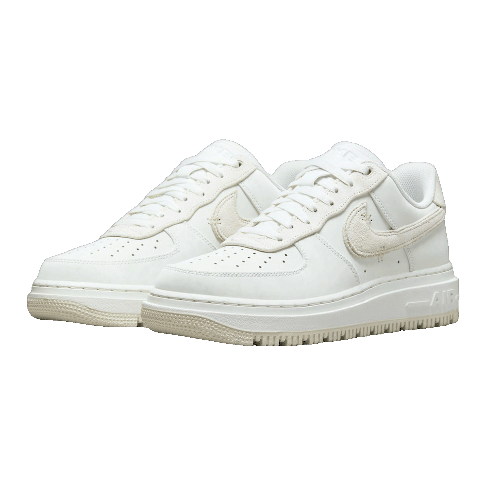 Nike Air Force 1 Low Luxe Summit White Light Bone Side