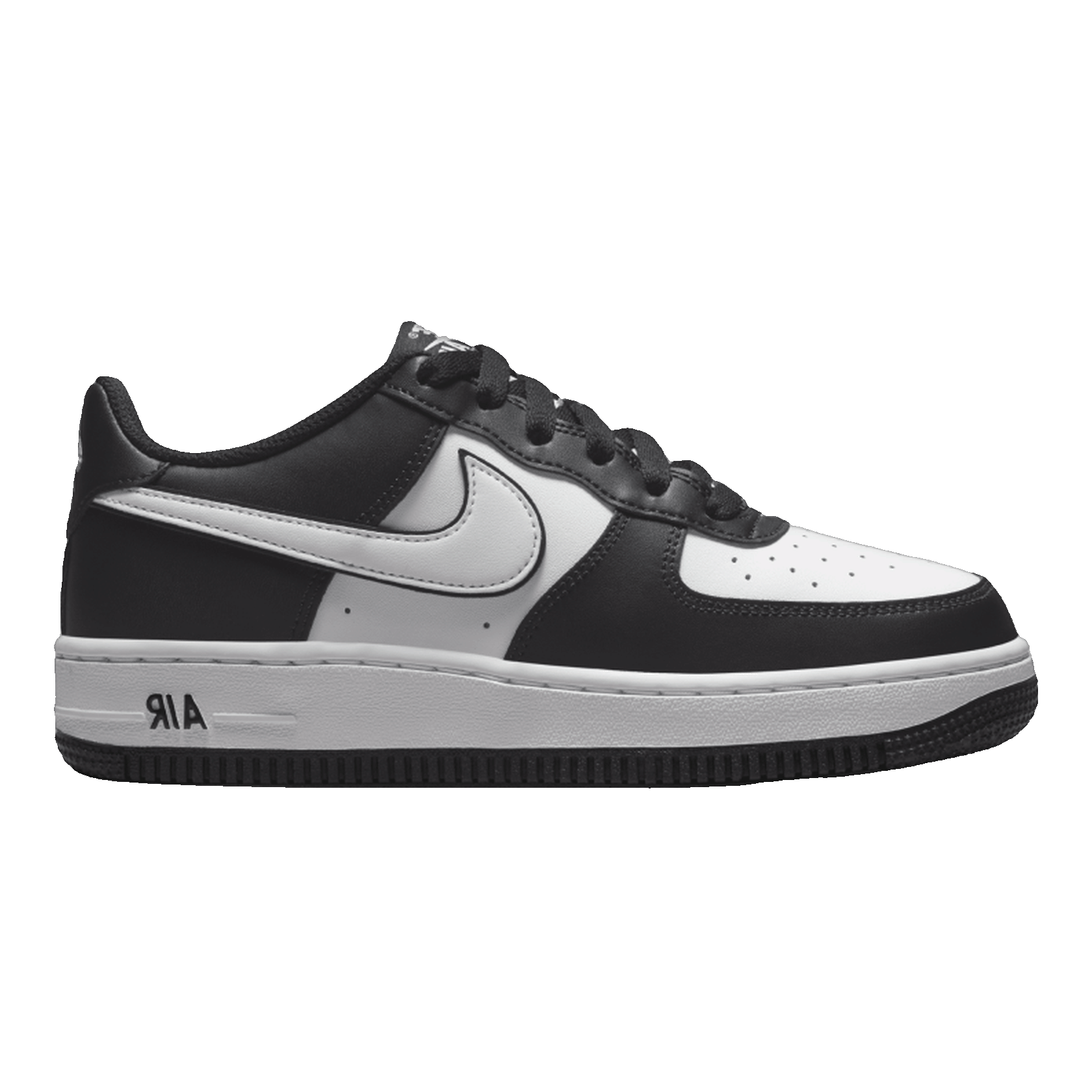 Nike Air Force 1 Low LV8 2 White Swoosh Panda (GS)