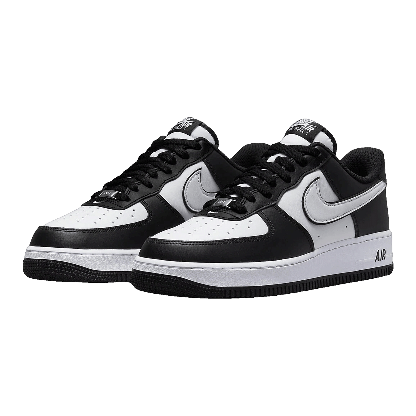 Nike Air Force 1 Low LV8 2 White Swoosh Panda (GS) Side