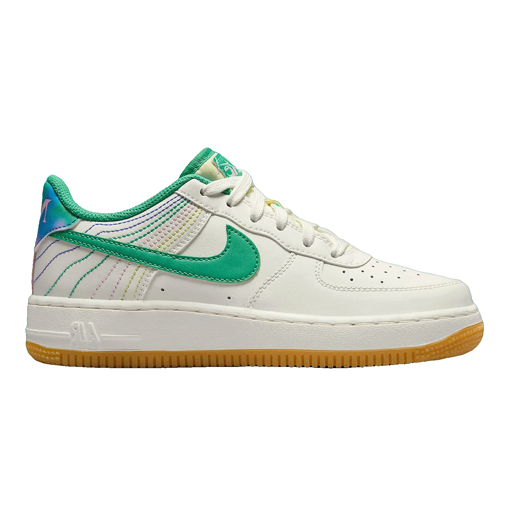 Nike Air Force 1 Low LV8 3 Heel Stitch Sail Stadium Green (GS)