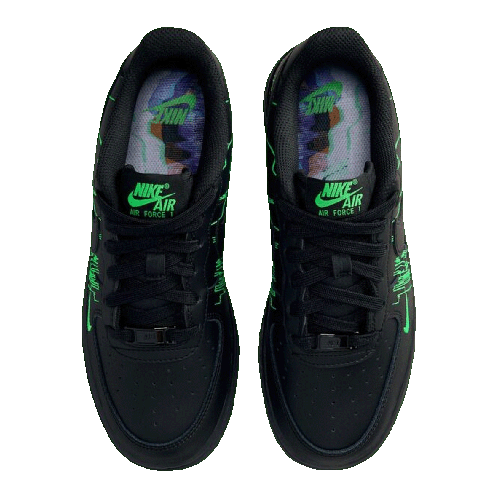 Nike Air Force 1 Low LV8 4 Matrix (GS) Oben