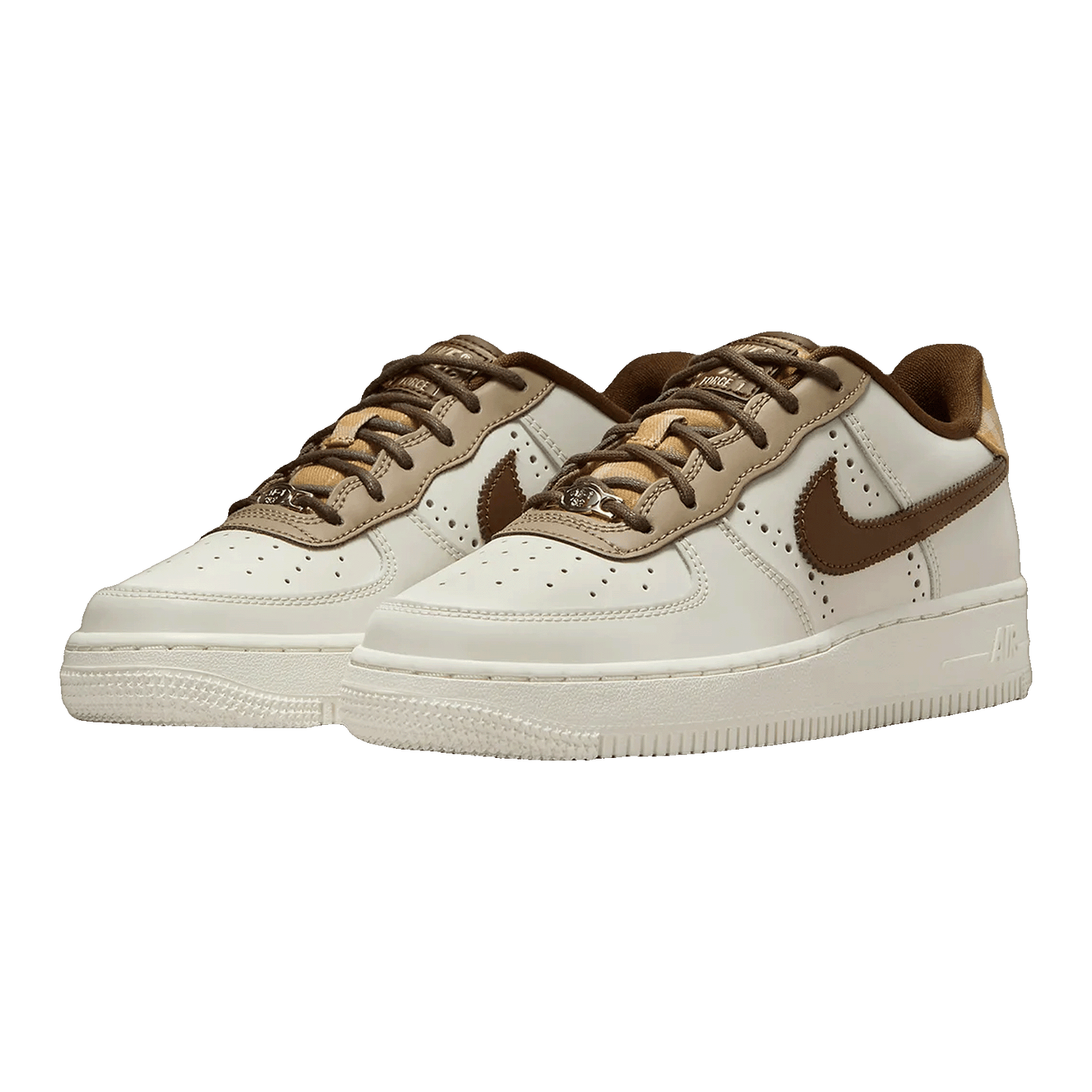 Nike Air Force 1 Low LV8 Brogue Sail (GS) Side