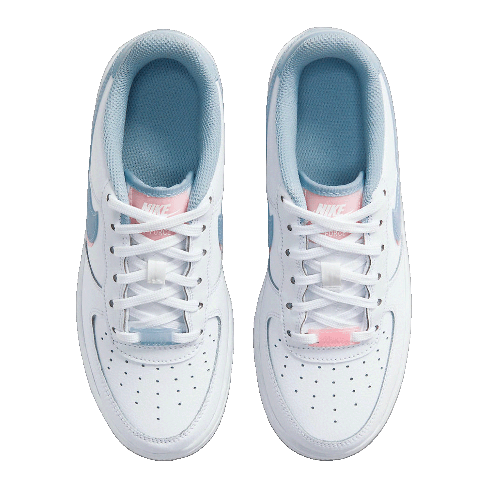 Nike Air Force 1 Low LV8 Double Swoosh Light Armory Blue Oben