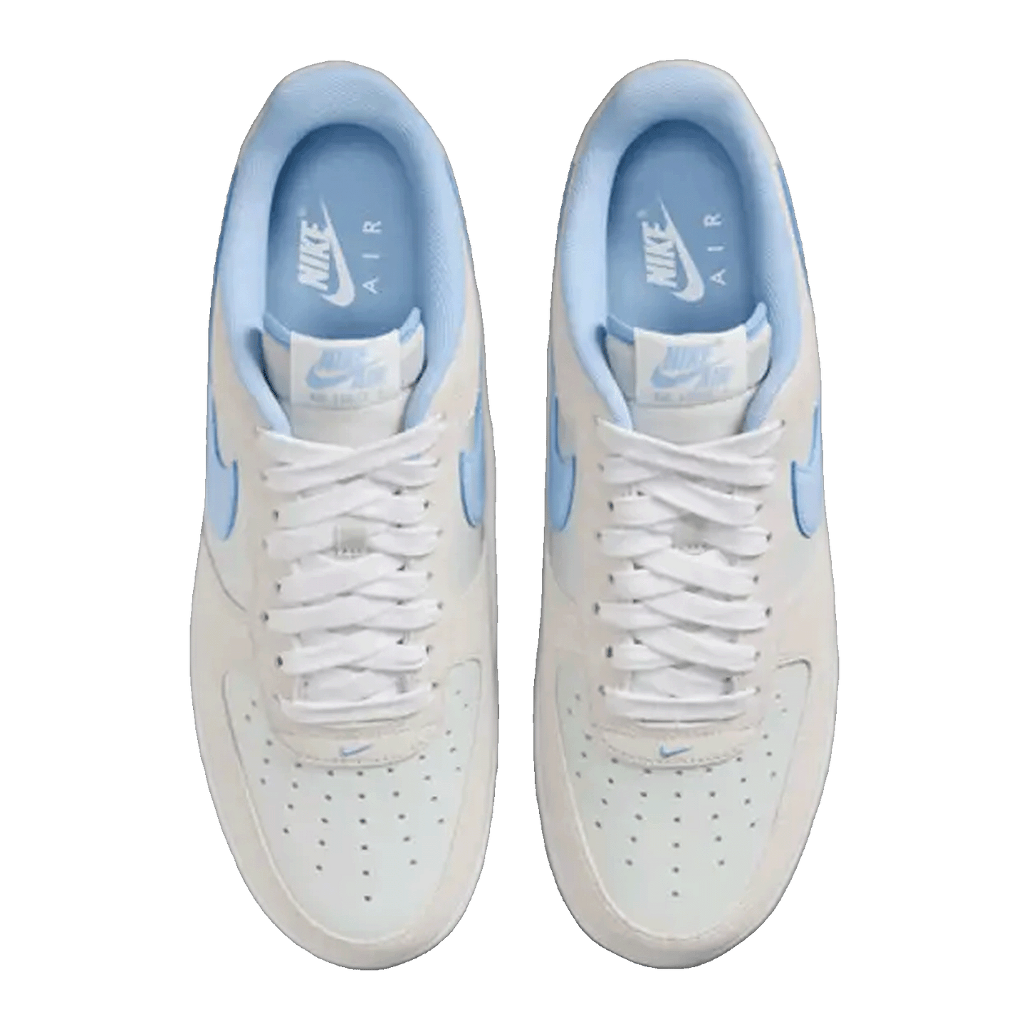 Nike Air Force 1 Low LV8 Photon Dust White Gum Medium Brown Psychic Blue (GS) Oben
