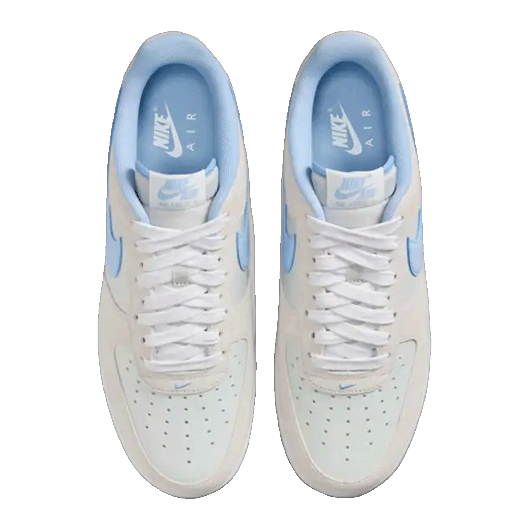 Nike Air Force 1 Low LV8 Photon Dust White Gum Medium Brown Psychic Blue (GS) Oben