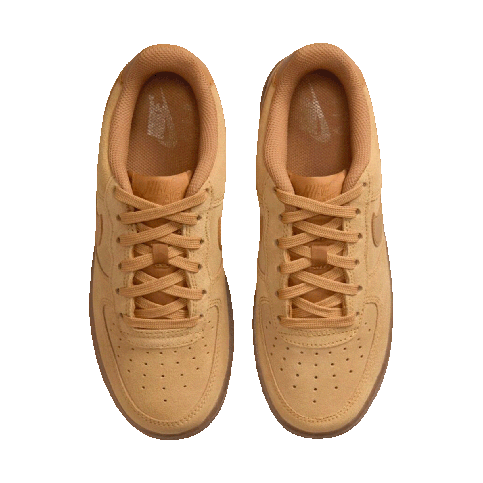 Nike Air Force 1 Low LV8 Wheat Gum Light Brown (GS) Oben