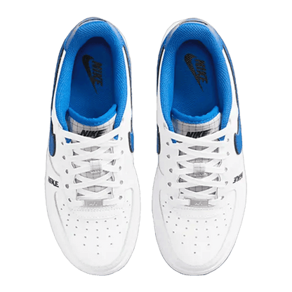 Nike Air Force 1 Low LV8 White Game Royal (GS) Oben