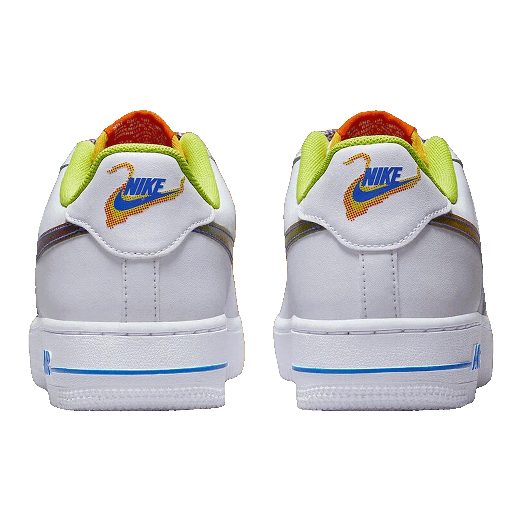 Nike Air Force 1 Low LV8 White Magma Orange (GS) Back