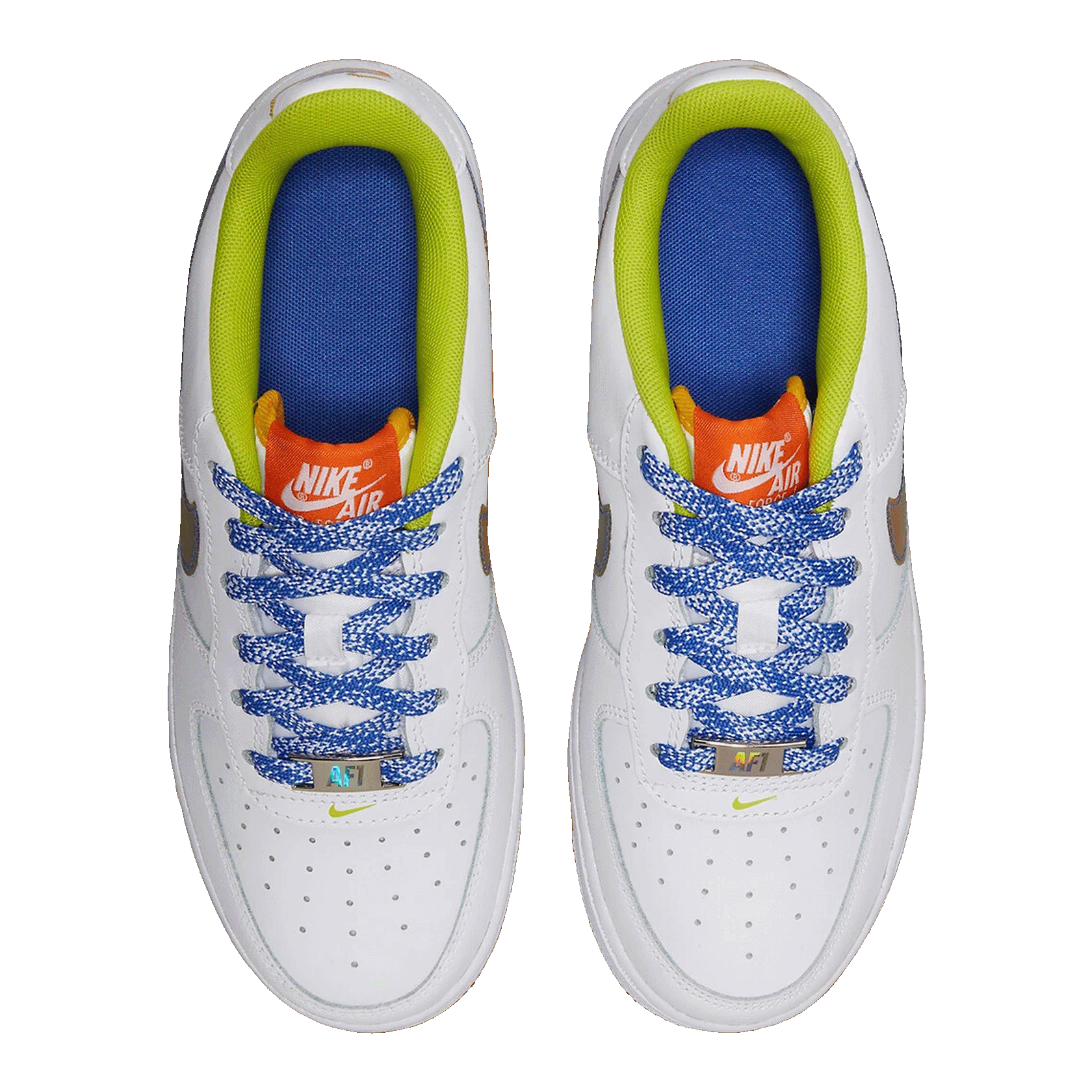 Nike Air Force 1 Low LV8 White Magma Orange (GS) Oben