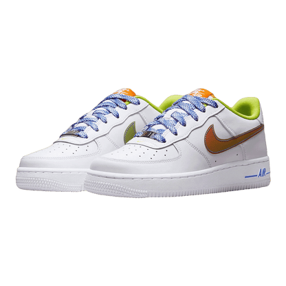 Nike Air Force 1 Low LV8 White Magma Orange (GS) Side