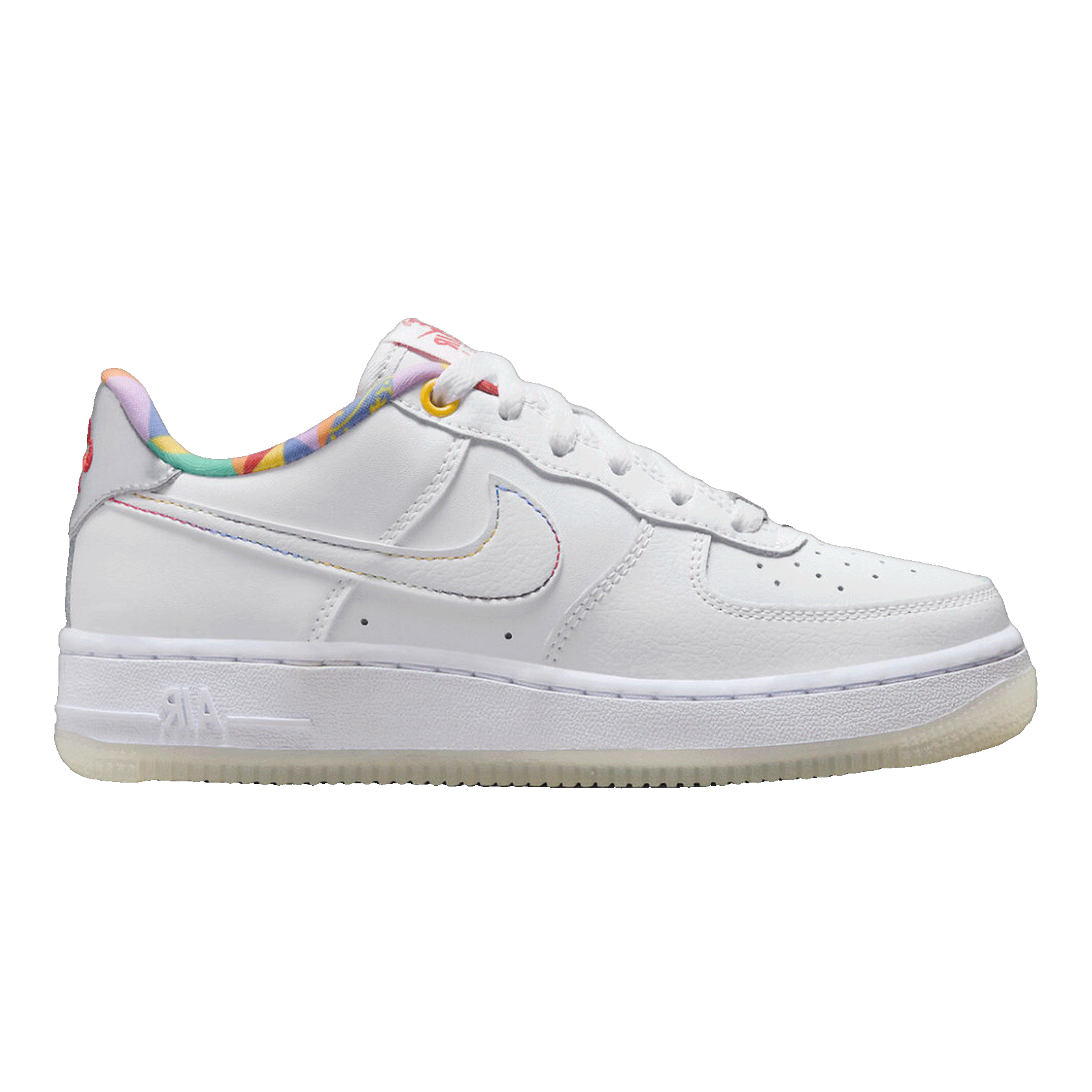 Nike Air Force 1 Low LV8 White Playful Print (GS)