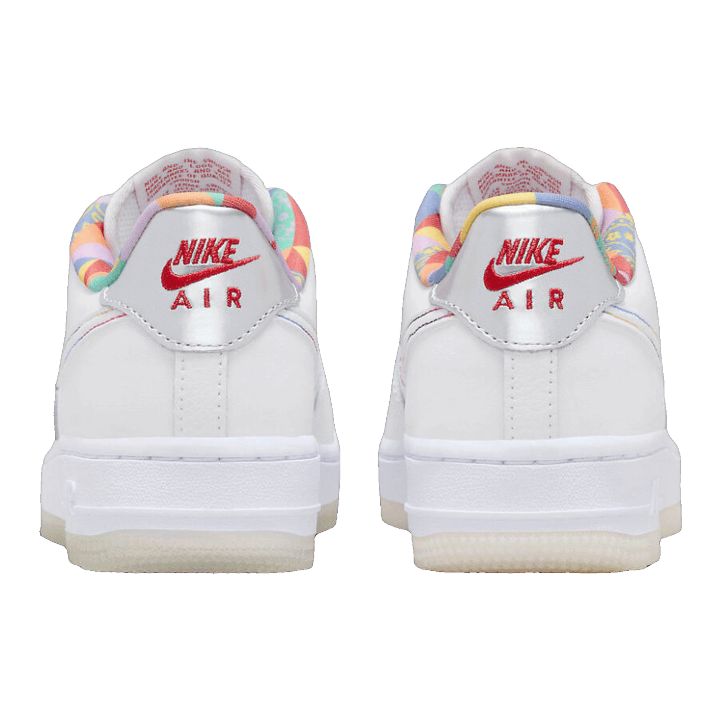 Nike Air Force 1 Low LV8 White Playful Print (GS) Back