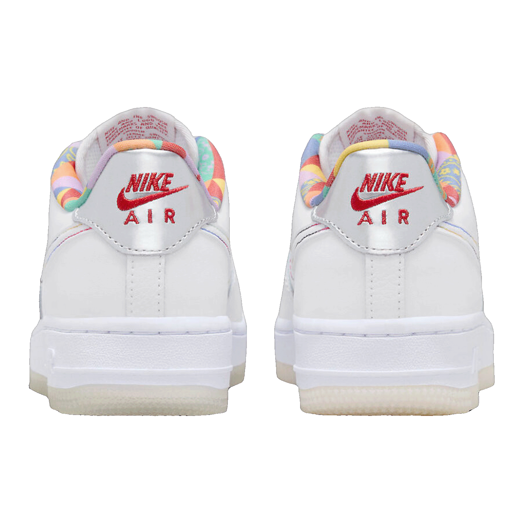 Nike Air Force 1 Low LV8 White Playful Print (GS) Back