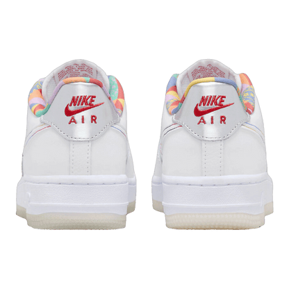 Nike Air Force 1 Low LV8 White Playful Print (GS) Back