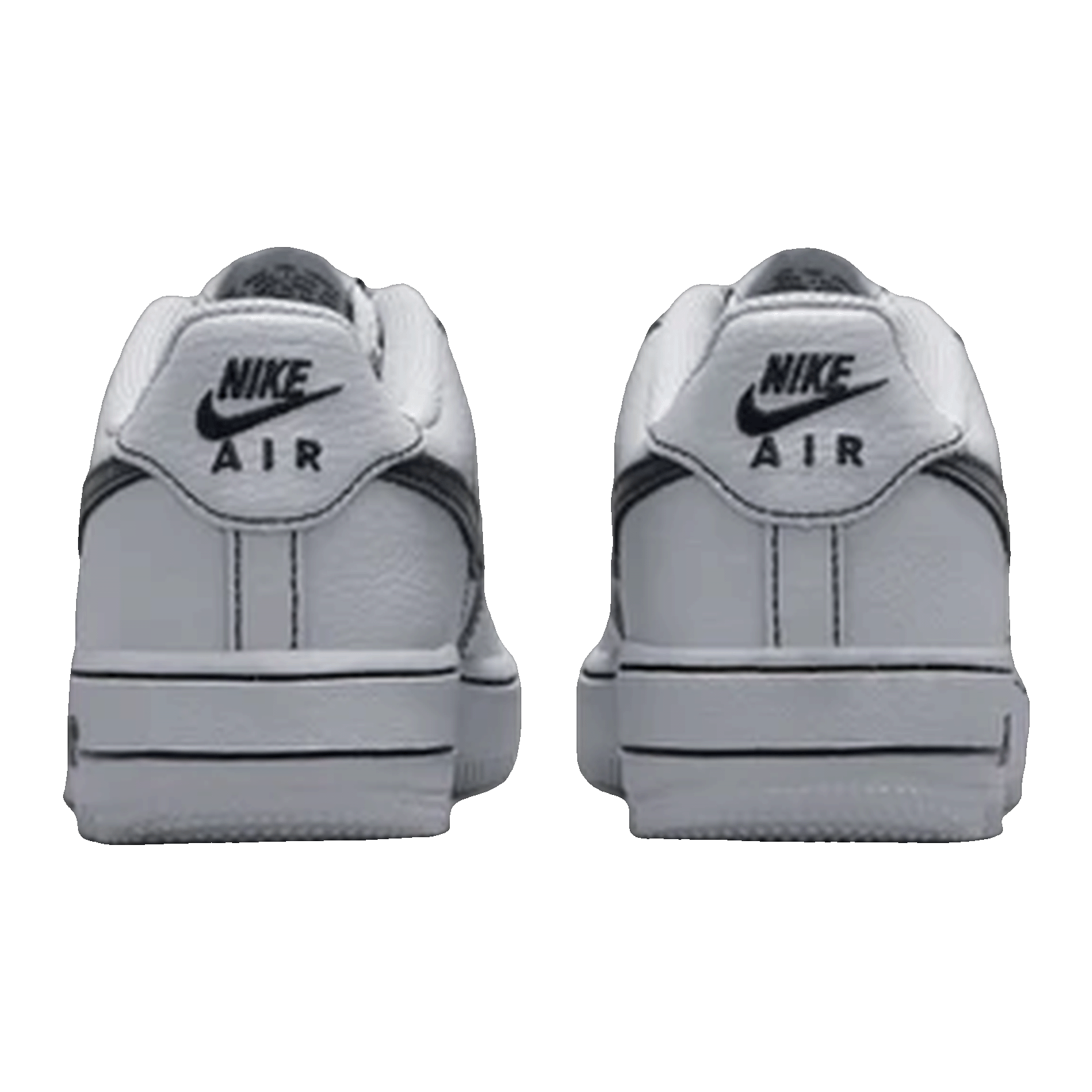 Nike Air Force 1 Low LV8 Wolf Grey Black (GS) Back