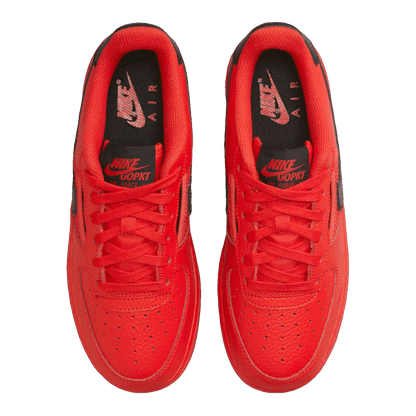 Nike Air Force 1 Low Mesh Pocket Habanero Red (GS) Oben