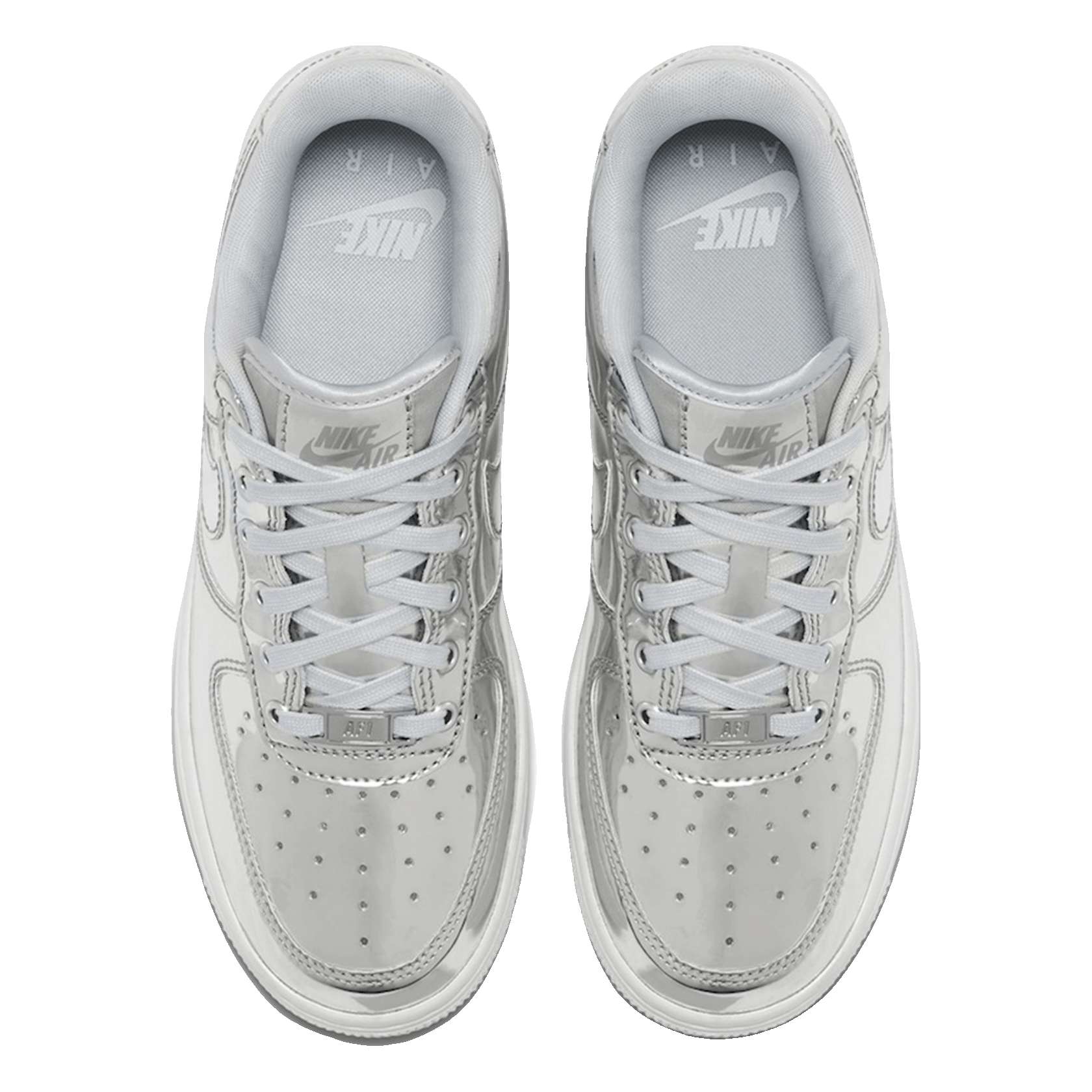 Nike Air Force 1 Low Metallic Chrome (W) Oben