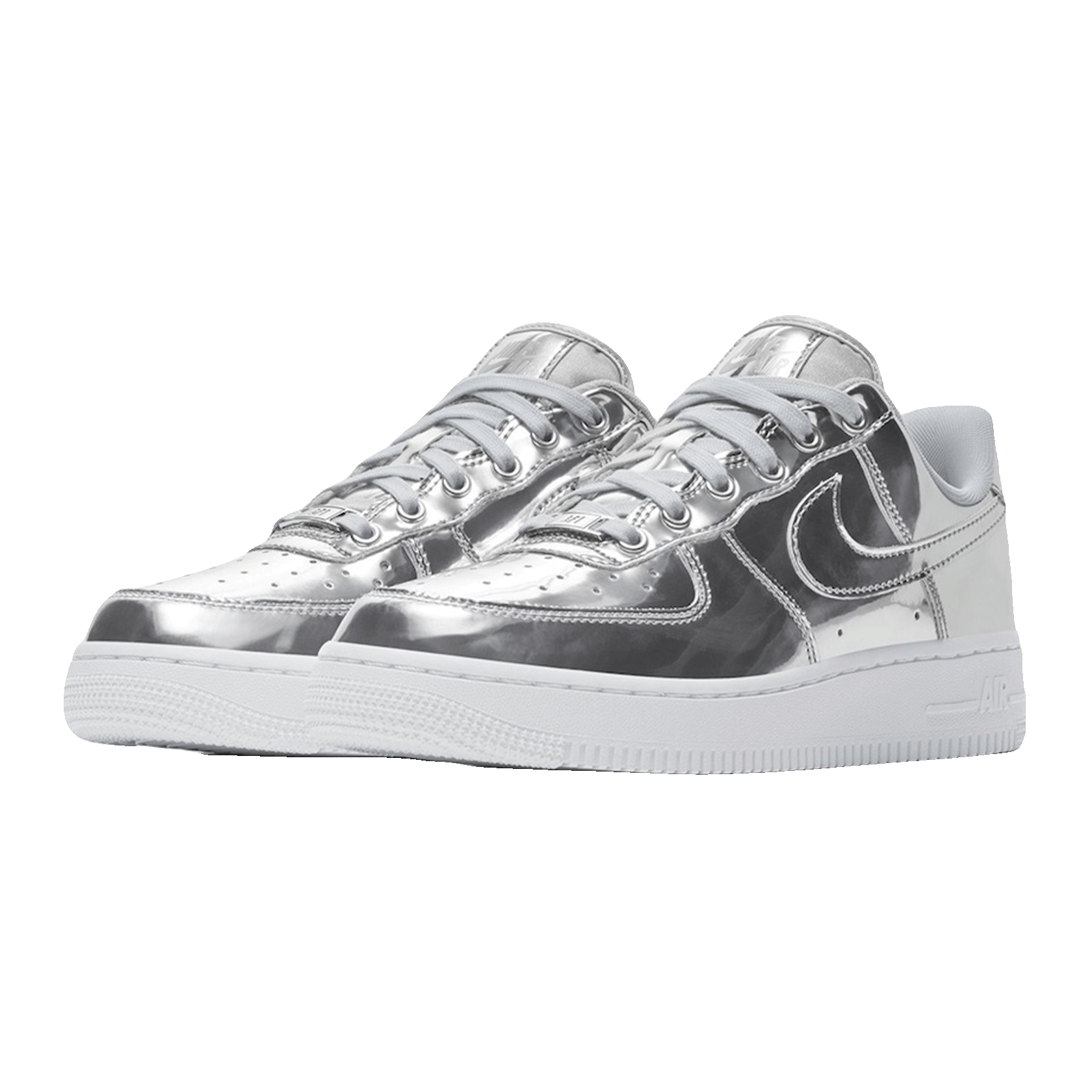 Nike Air Force 1 Low Metallic Chrome (W) Side