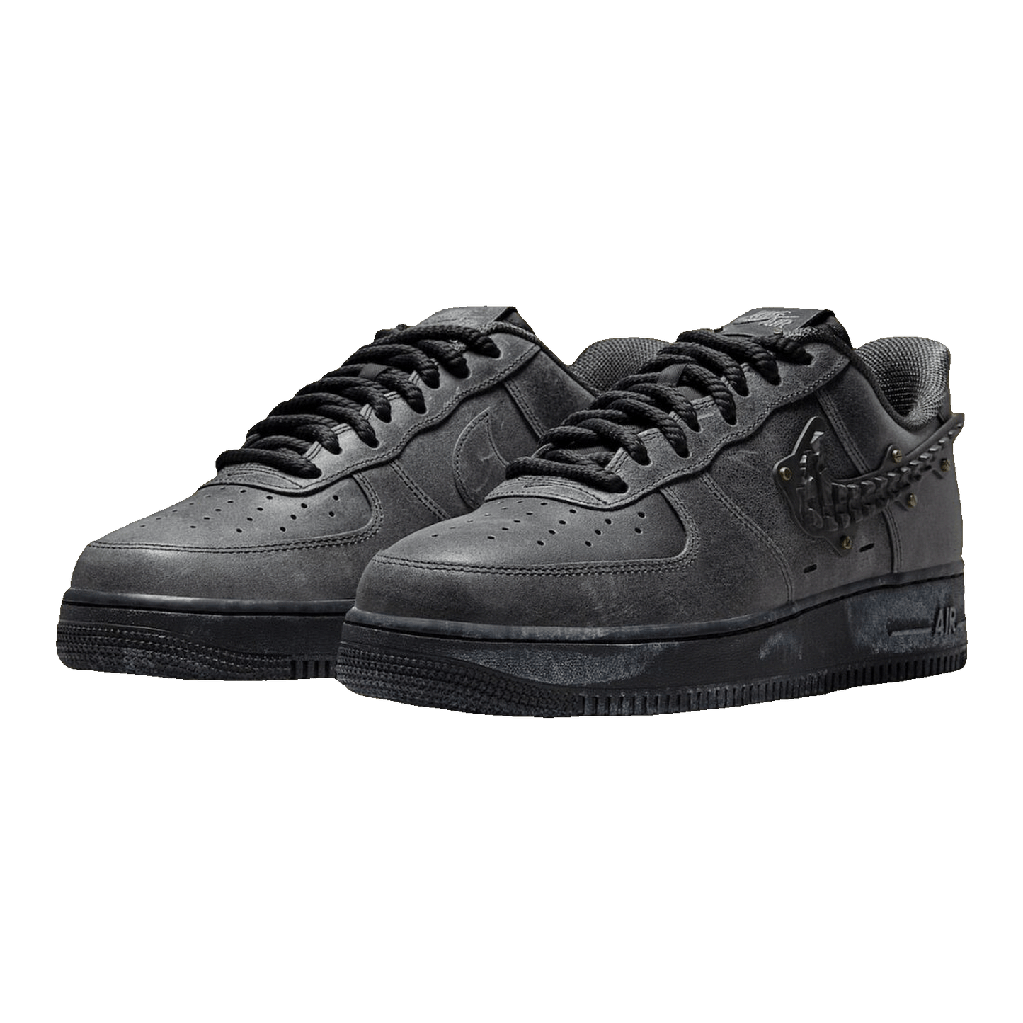 Nike Air Force 1 Low Metalwork Medium Ash Anthracite Side