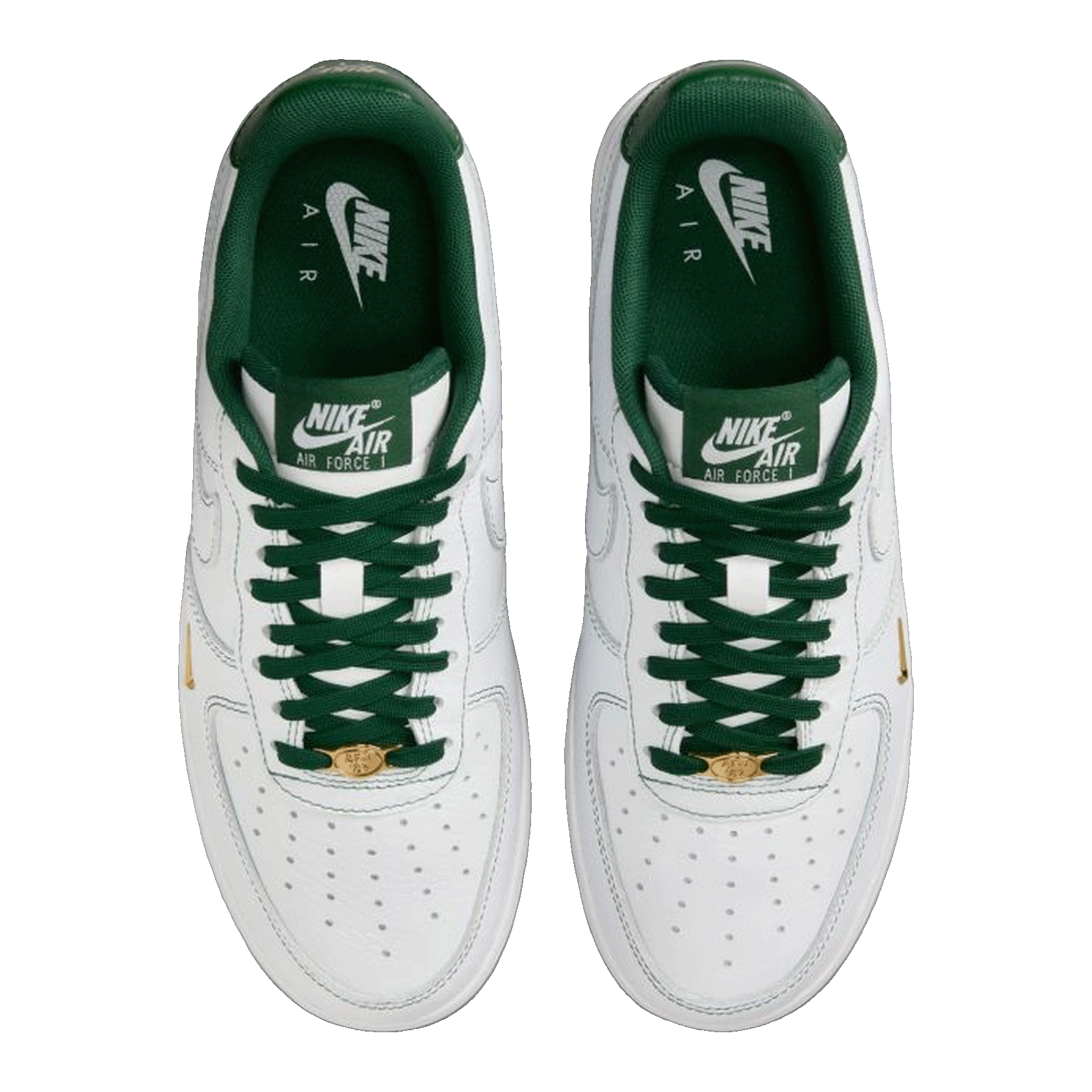 Nike Air Force 1 Low Mini Jewel White Gorge Green (W) Oben