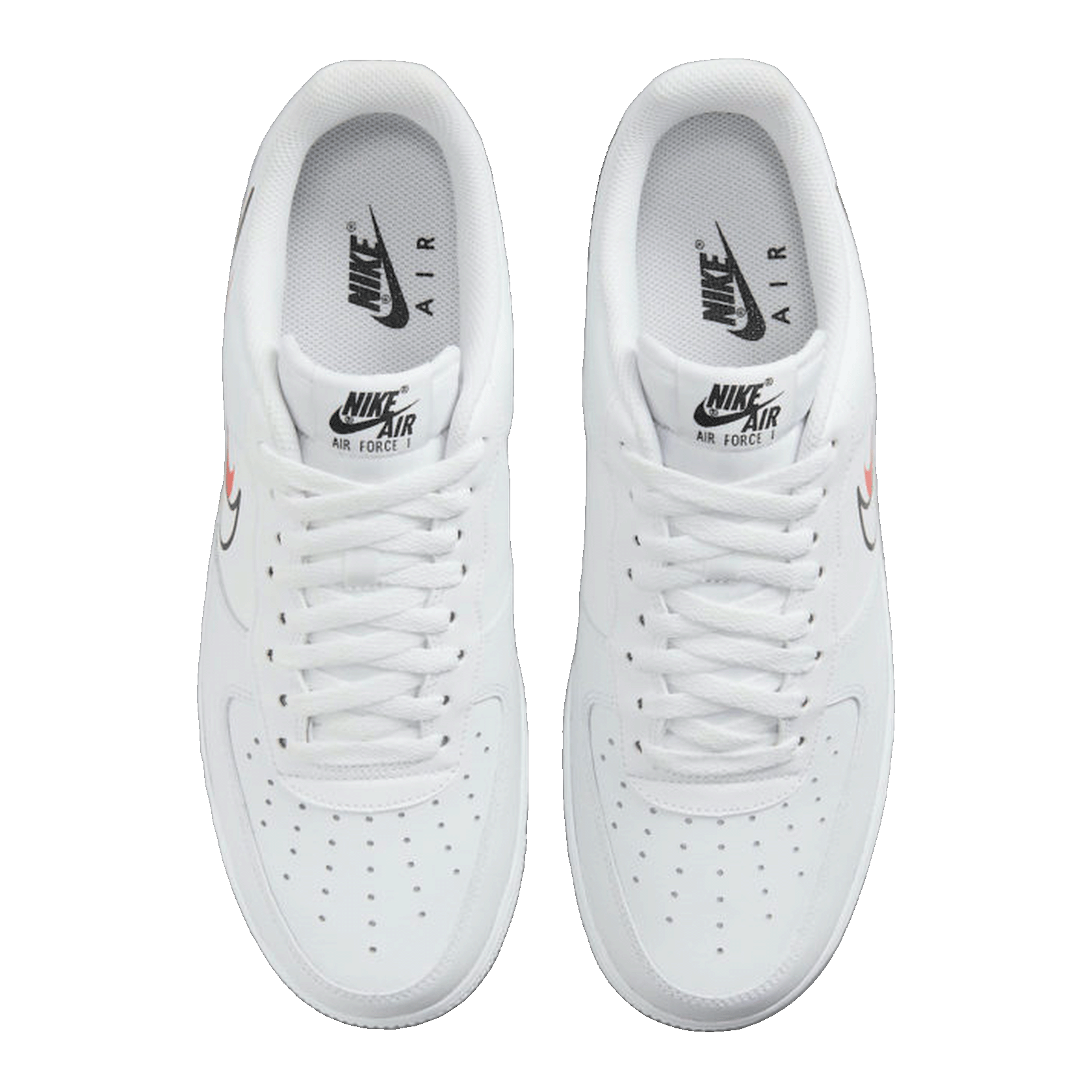 Nike Air Force 1 Low Multi-Swoosh White Oben
