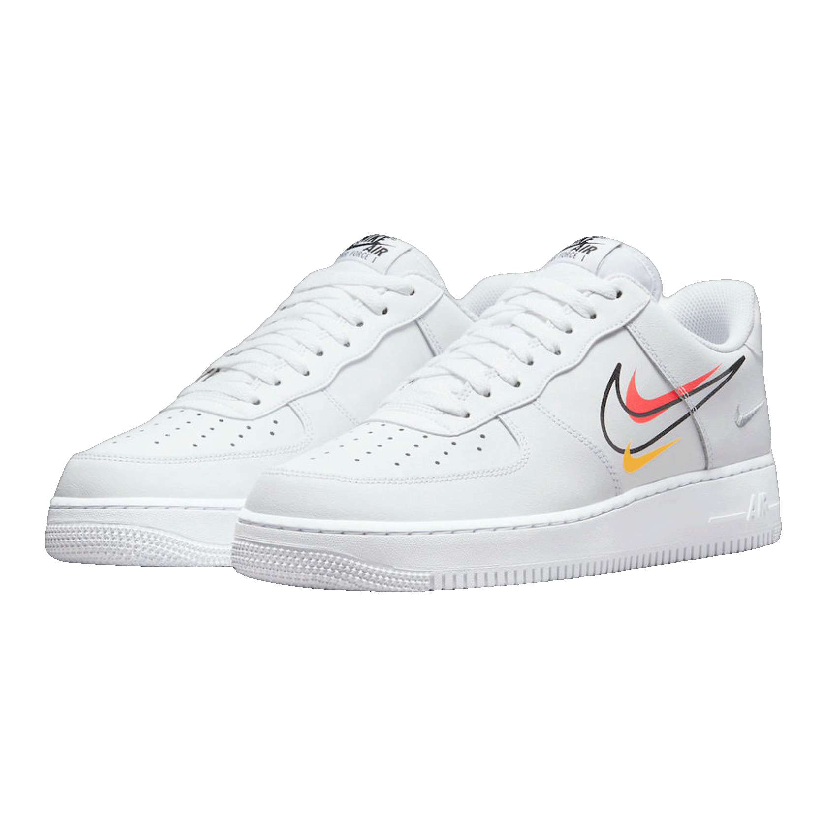 Nike Air Force 1 Low Multi-Swoosh White Side