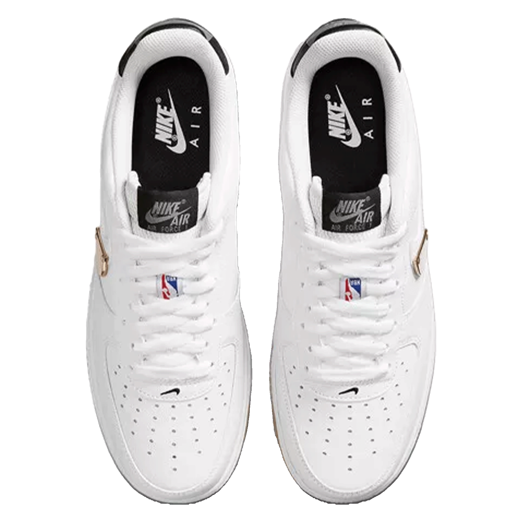 Nike Air Force 1 Low NBA White Grey Gum Oben