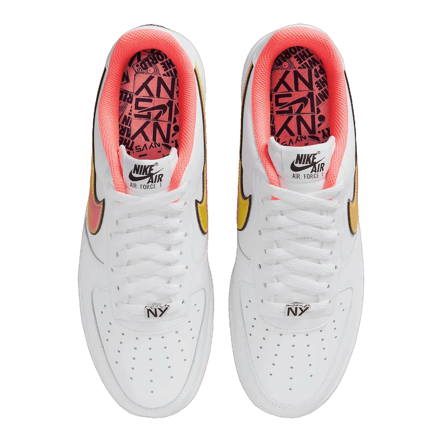 Nike Air Force 1 Low NY vs. NY White Crimson Pulse Oben