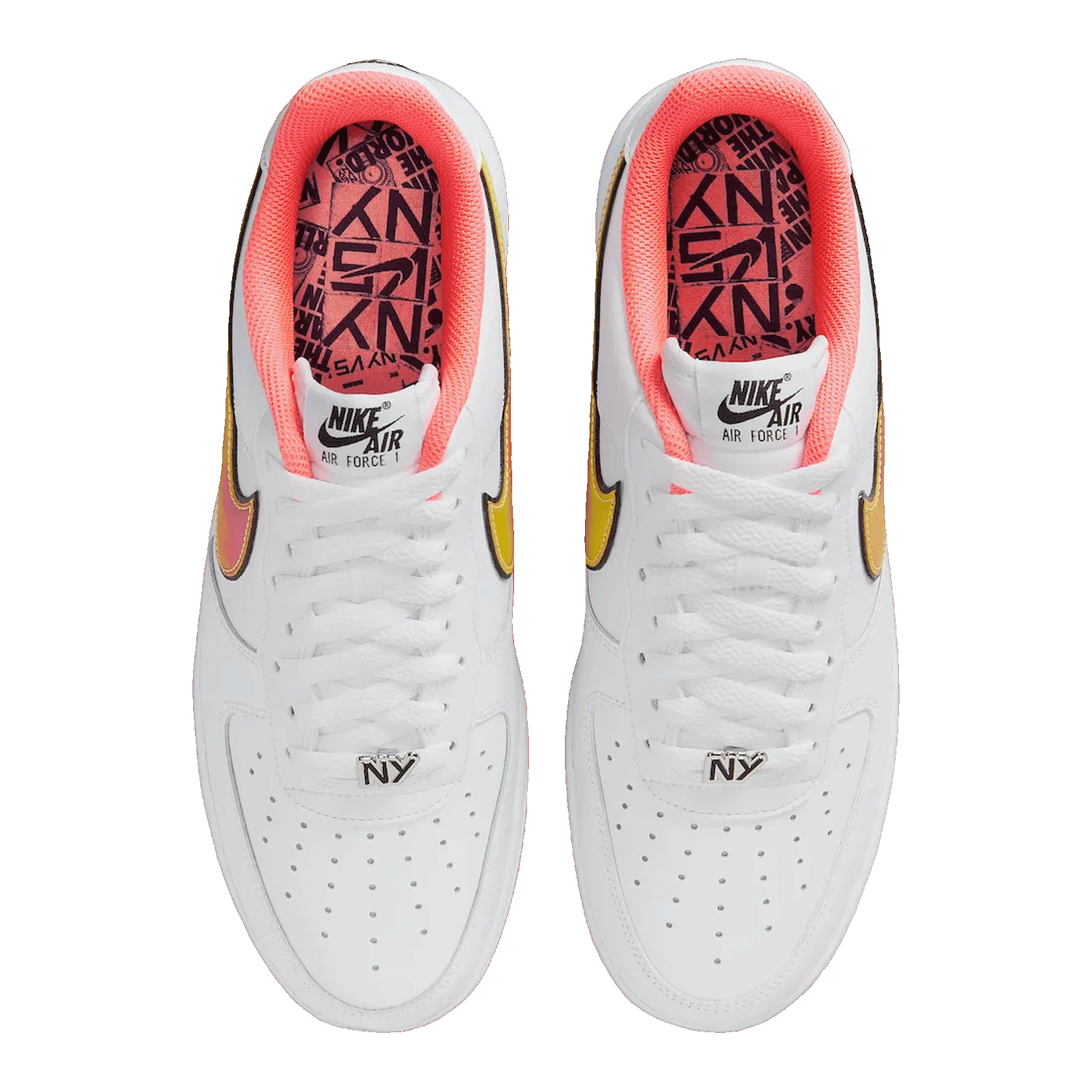 Nike Air Force 1 Low NY vs. NY White Crimson Pulse Oben