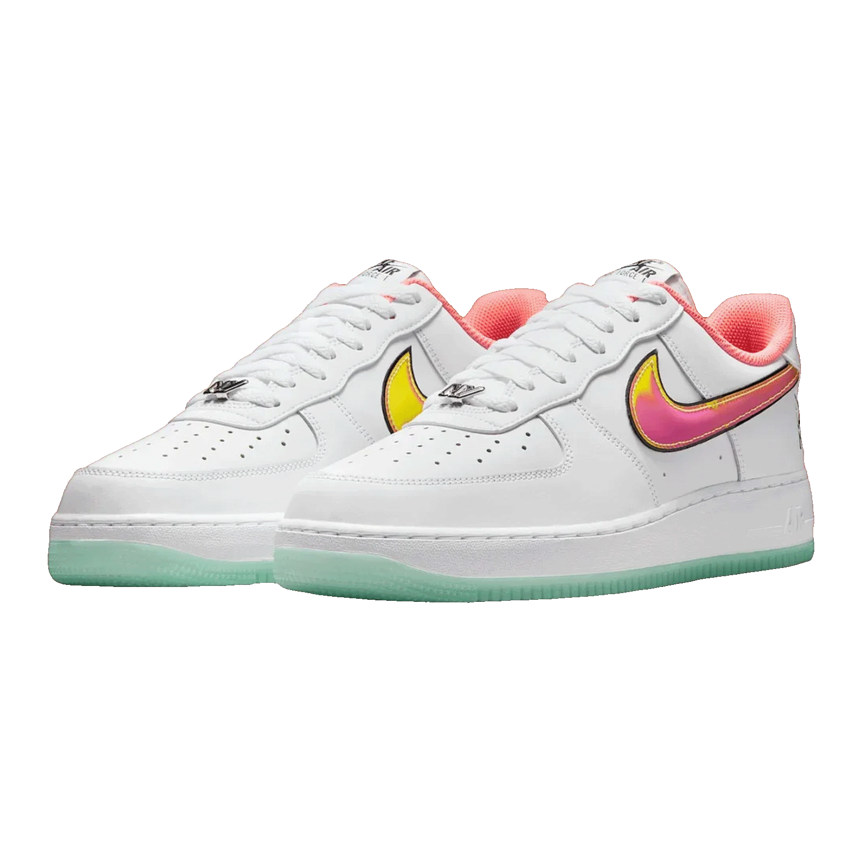 Nike Air Force 1 Low NY vs. NY White Crimson Pulse Side