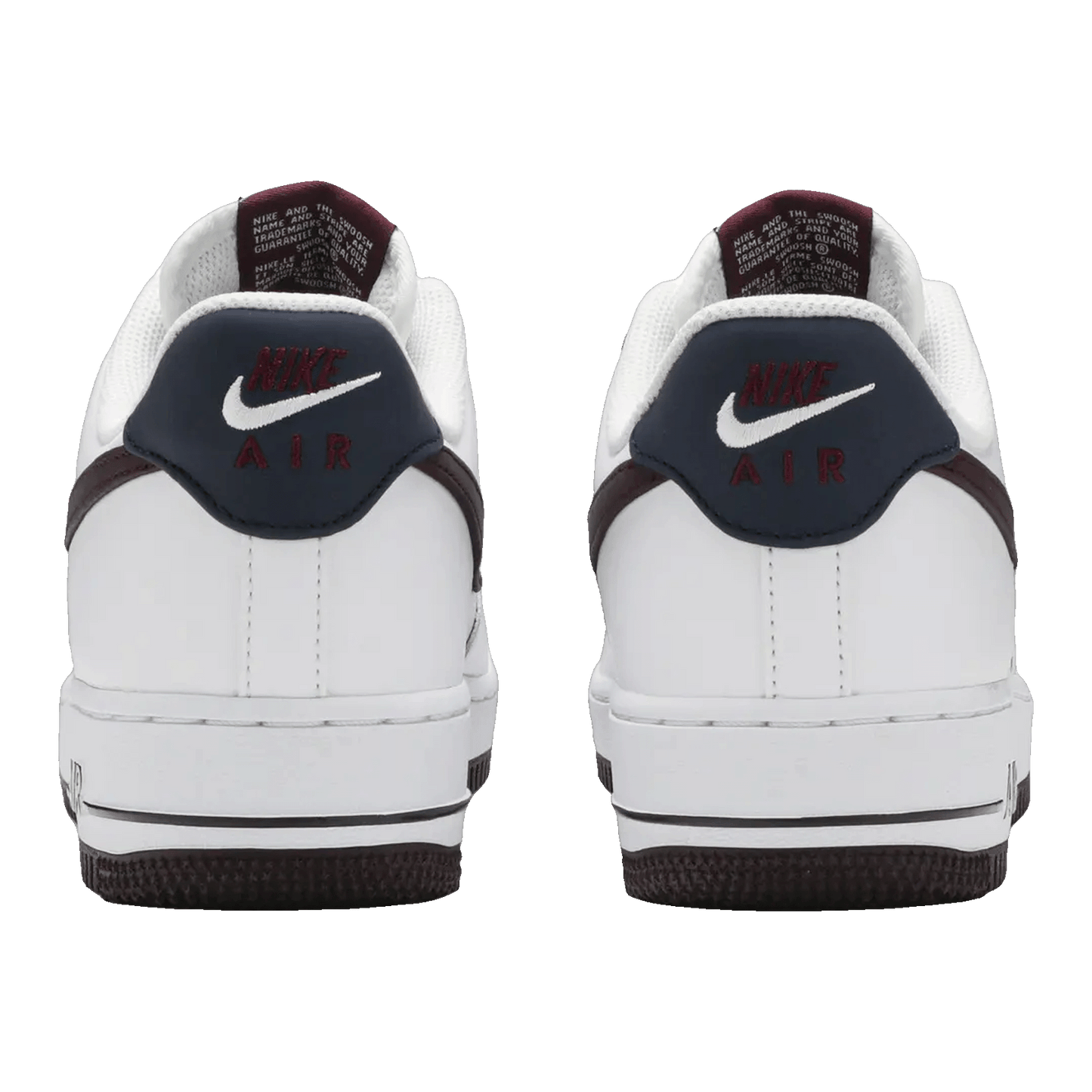 Nike Air Force 1 Low Obsidian/White-University Red Back